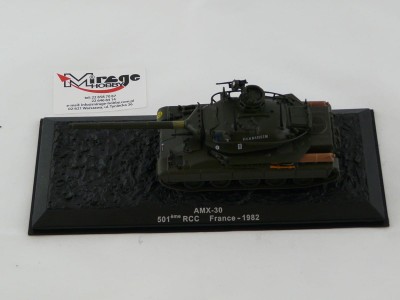 DIE-CAST #29 1:72 AMX-30  501EME RCC FRANCE - 1982