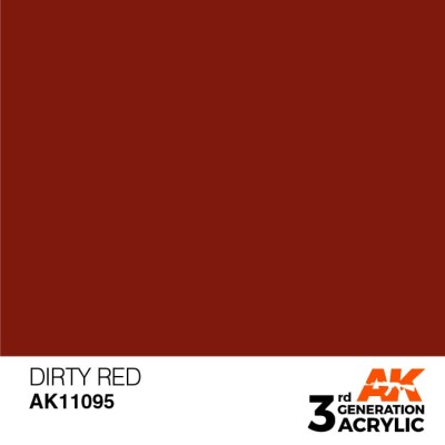 AK 11095 3GA DIRTY RED (STANDARD) 17ml