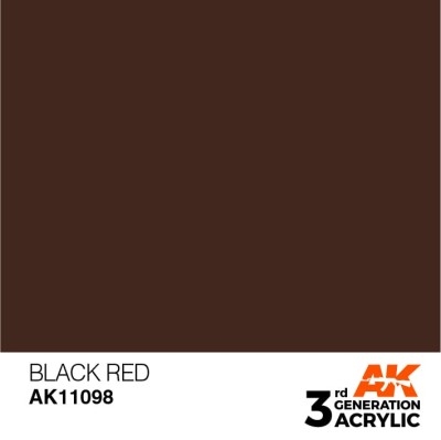 AK 11098 3GA BLACK RED (STANDARD) 17ml
