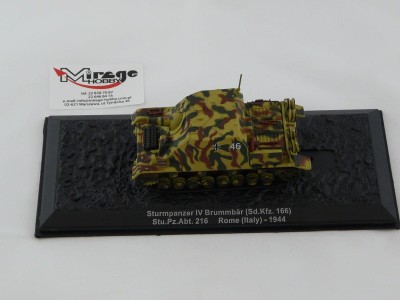 DIE-CAST #43 1:72 STURMPNZER IV BRUMMBAR (SD.KFZ. 166)  STU.PZ.ABT.216 ROME (ITALY) - 1944