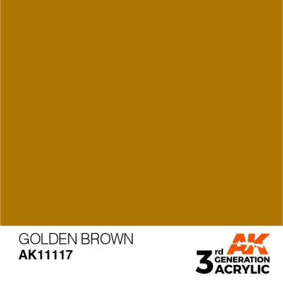 AK 11117 3GA GOLDEN BROWN (STANDARD) 17ml