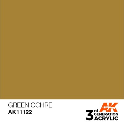 AK 11122 3GA GREEN OCHRE (STANDARD) 17ml