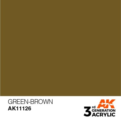 AK 11126 3GA GREEN-BROWN (STANDARD) 17ml