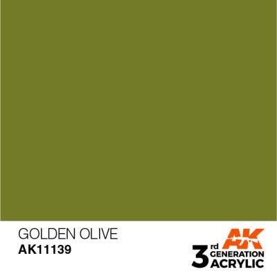 AK 11139 3GA GOLDEN OLIVE (STANDARD) 17ml