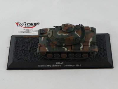 DIE-CAST #49 1:72 M60A3  5TH INFANTRY DIVISION GERMANY - 1985