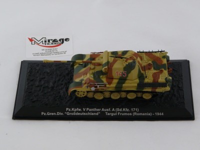 DIE-CAST #53 1:72 PZ.KPFW. V PANTHER AUSF. (SD.KFZ. 171)  PZ.GREN.DIV. GROBDEUTSCHLAND TARGUL FRUMOS (ROMANIA) - 1944