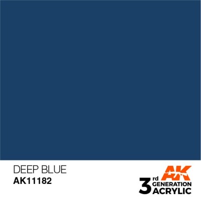 AK 11182 3GA DEEP BLUE (INTENSE) 17ml
