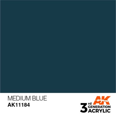 AK 11184 3GA MEDIUM BLUE (STANDARD) 17ml
