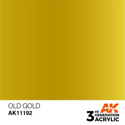 AK 11192 3GA OLD GOLD (METALLIC) 17ml
