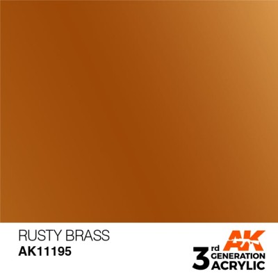 AK 11195 3GA RUSTY BRASS (METALLIC) 17ml