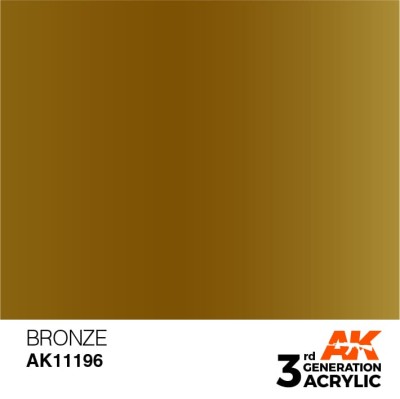 AK 11196 3GA BRONZE (METALLIC) 17ml
