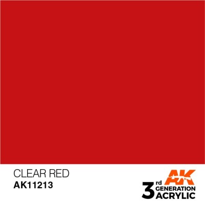 AK 11213 3GA CLEAR RED 17ml