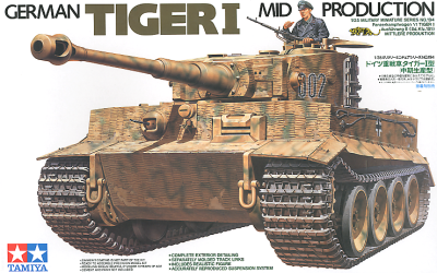 TAMIYA 35194 1:35 German Tiger I Tank Mid Production
