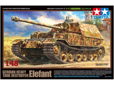 TAMIYA 32589 1:48 German Heavy Tank Destroyer Elefant