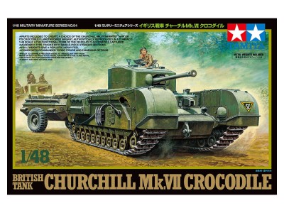 TAMIYA 32594 1:48 British Tank Churchill Mk.VII Crocodile