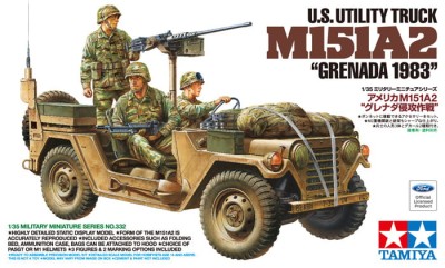 TAMIYA 35332 1:35 US Utility Truck M151A2 "Grenada 1983"