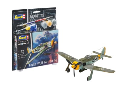 REVELL 63898 1:72 Focke Wulf Fw190 F-8 [MODEL SET]