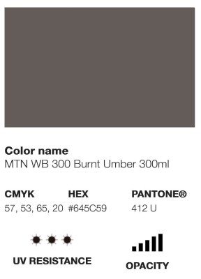 MTN Water Based 300 Spray RV-266 Burnt Umber 300ml 