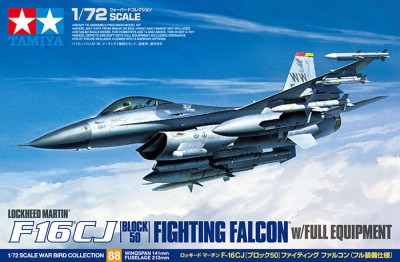 TAMIYA 60788 1:72 Lockheed Martin F-16CJ [Block 50] Fighting Falcon (full equipment)