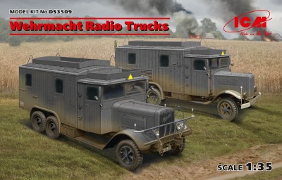 ICM DS3509 1:35 Wehrmacht Radio Trucks