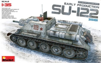 MINIART 35181 1:35 SU-122 SOVIET SELF-PROPELLED GUN ( Early Production)