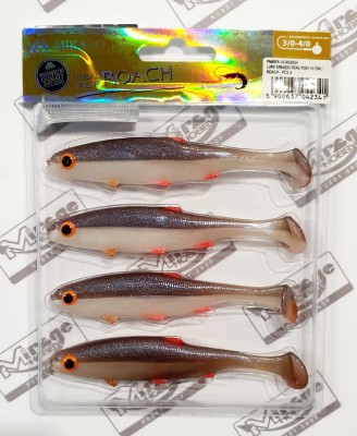 MIKADO REAL FISH 10cm - kolor ROACH (op. 4szt) [PMRFR-10-ROACH] 