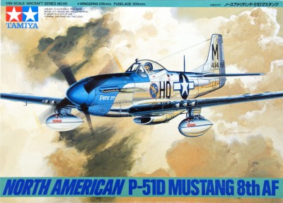 TAMIYA 61040 1:48 North American P-51D Mustang 8th Air Force