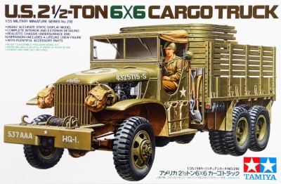 TAMIYA 35218 1:35 U.S. 2.5-Ton 6x6 Cargo Truck