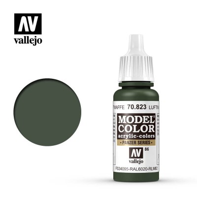 MODEL COLOR 086 LUFTWAFFE CAMOUFLAGE GREEN 70823 (FS34095/RAL6020/RLM82)