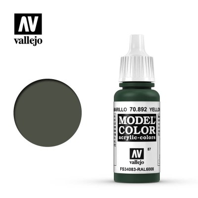 MODEL COLOR 087 YELLOW OLIVE 70892 (FS34083/RAL6008)