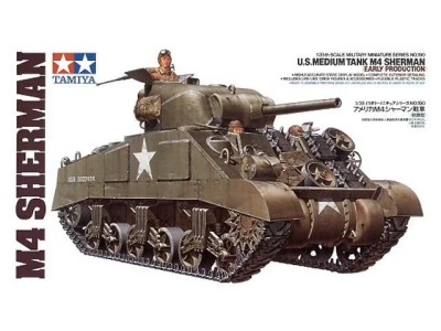 TAMIYA 35190 1:35 U.S. Medium Tank M4 Sherman (Early Production)