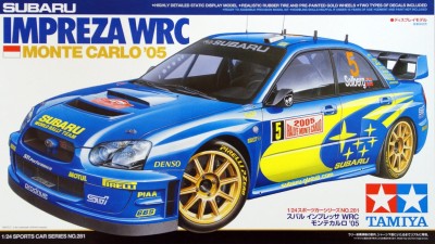 TAMIYA 24281 1:24 Subaru Impreza WRC Monte Carlo 2005
