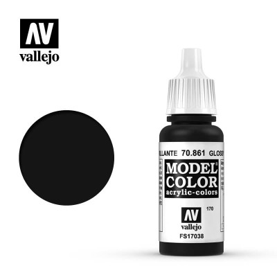 MODEL COLOR 170 GLOSSY BLACK 70861 (FS17038)