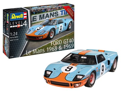 REVELL 07696 1:24 Ford GT 40 Le Mans 1968 & 1969