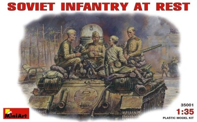 MINIART 35001 1:35 WWII Soviet Infrantry at Rest