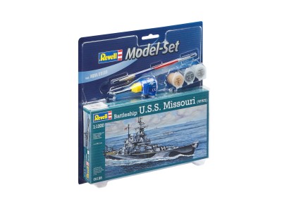 REVELL 65128 1:1120 Battleship U.S.S. Missouri(WWII) [MODEL SET]