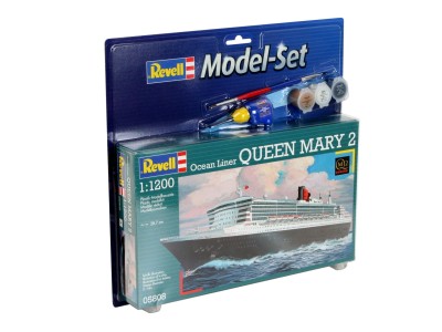 REVELL 65808 1:1200 Queen Mary 2 [MODEL SET]