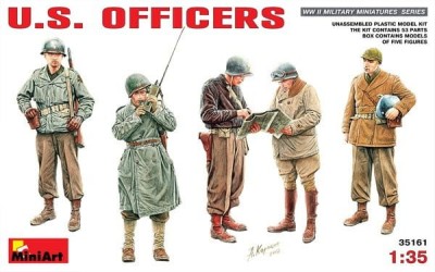 MINIART 35161 1:35 U.S. OFICERS