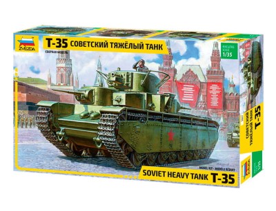 ZVEZDA 3667 1:35 Soviet Heavy Tank T-35
