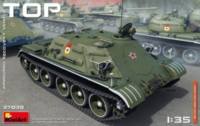 MINIART 37038 1:35 Soviet TOP Armoured Recovery Vehicle (SU-122-54 Base)