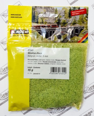 NOCH 07341 POSYPKA GĄBKOWA 5mm 15g BRIGHT GREEN