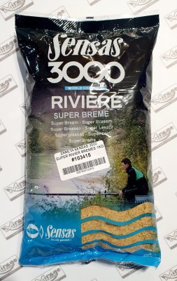ZANĘTA SENSAS 3000 SUPER BREMES RIVIERE 1kg [10341] (na leszcza)