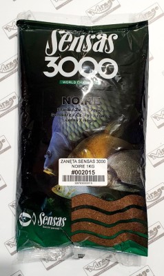 ZANĘTA SENSAS 3000 NOIRE 1kg [00201] (na płocie)