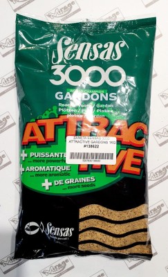ZANĘTA SENSAS 3000 ATTRACTIVE GARDONS 1kg (na płocie) [13862]