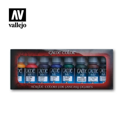 VALLEJO 72296 Game Inks [PAINT SET]