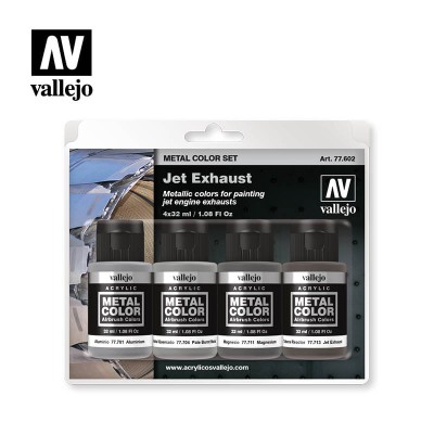 VALLEJO 77602 Jet Exhaust [METAL COLOR SET]