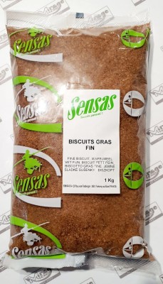 DODATEK SENSAS BISCUIT GRAS FIN 1kg (biszkopt) [02532]
