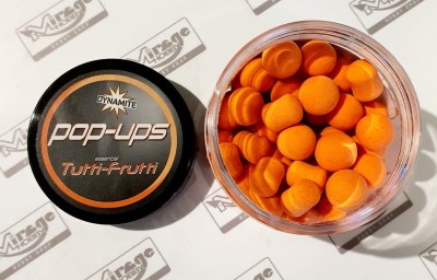 DYNAMITE BAITS FLURO POP UPS & DUMBELLS 15mm - TUTTI FRUTTI (DY1613) [22442] 