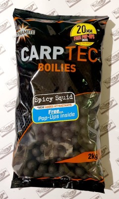 KULKI DYNAMITE BAITS CARPTEC 2kg - 20mm SPICY SQUID [DY1183] 