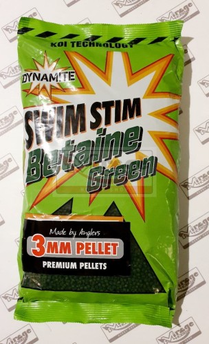 DYNAMITE BAITS SWIM STIM PELLETS 3mm BETAINE GREEN 900g